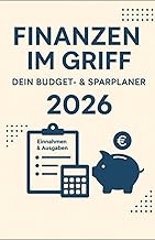 Finanzen im Griff Dein Budget- & Sparplaner 2026: 